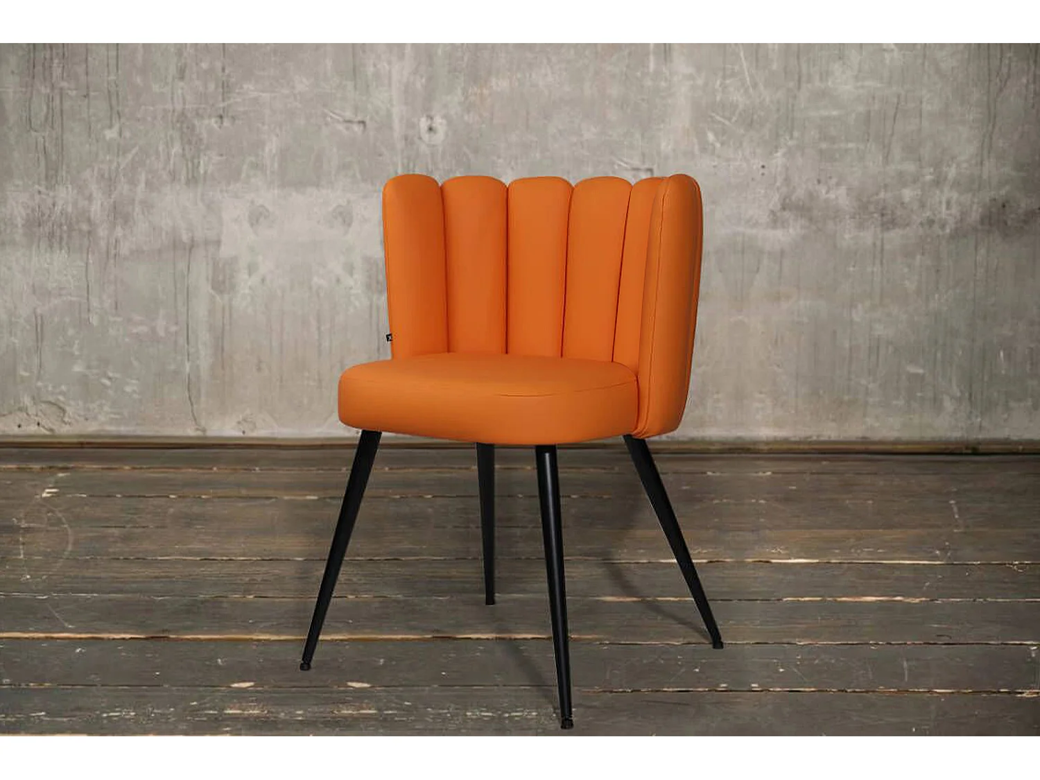 Eetkamerstoel - Oranje Imitatieleer - JADA