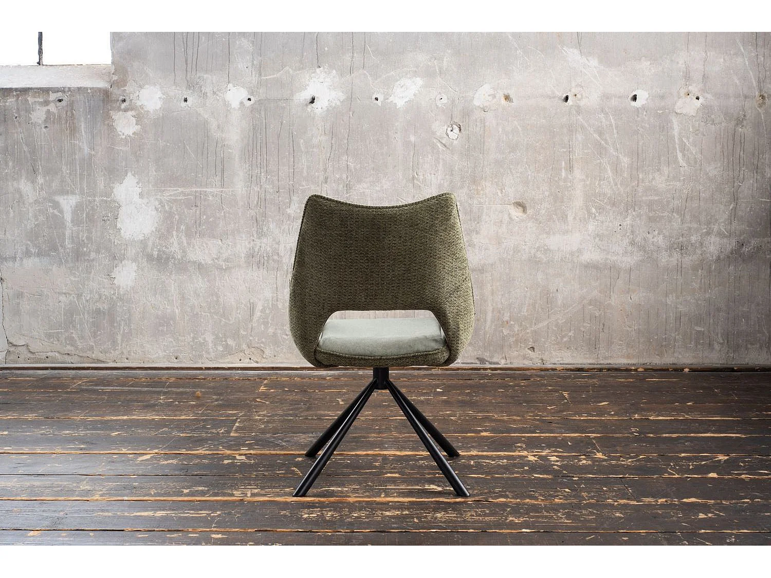 Chaise - Vert tissu tissé - VELO