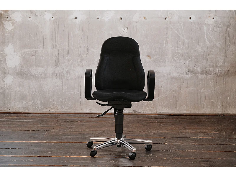 Chaise - Noir plastique - 64 x 64 cm - TINO