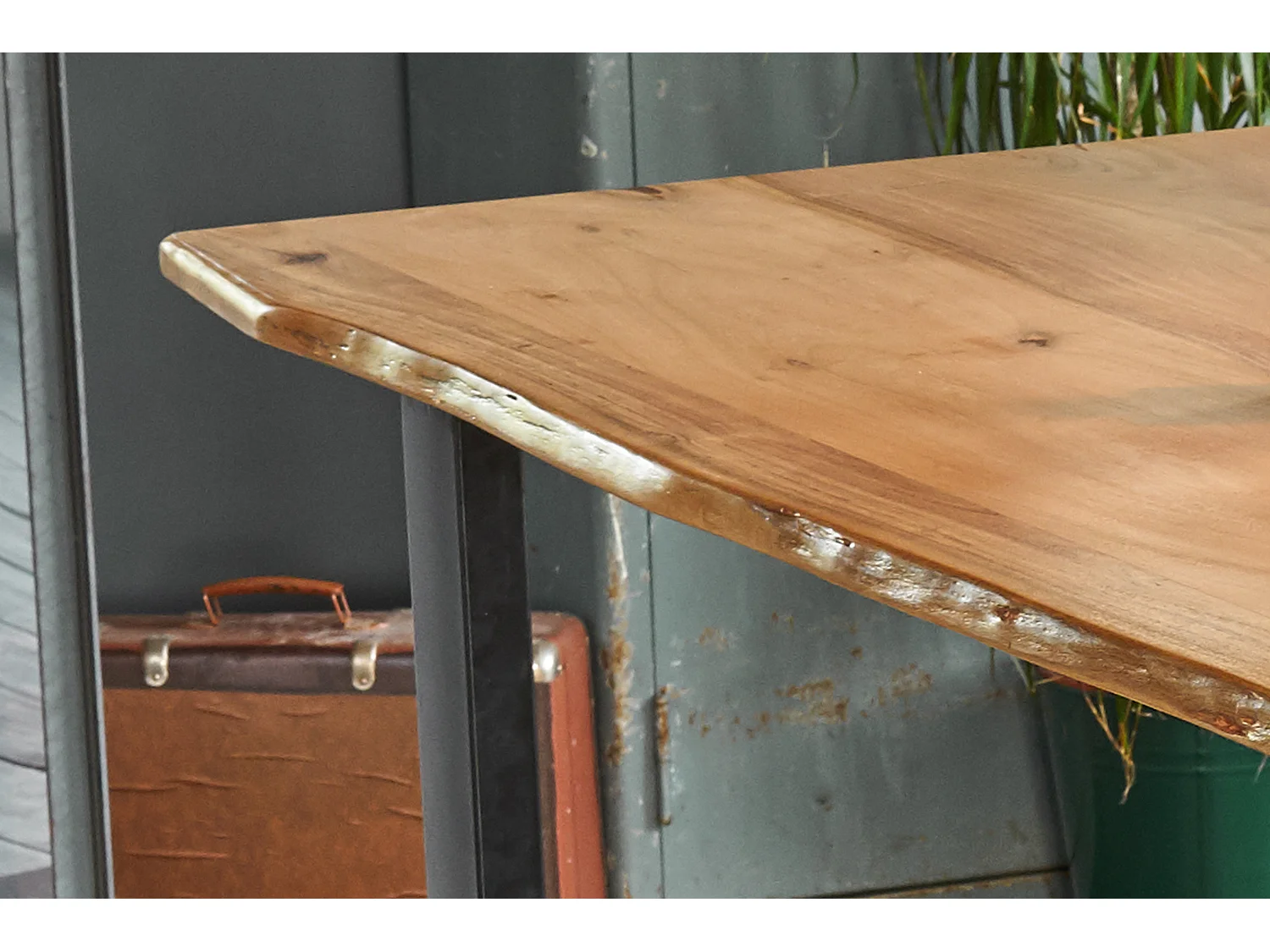 Bartisch - Holz Holz - 200 x 100 cm - LORA