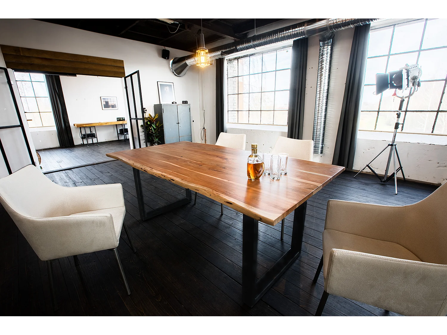 Esstisch - Holz Holz - 180 x 90 cm - LORE