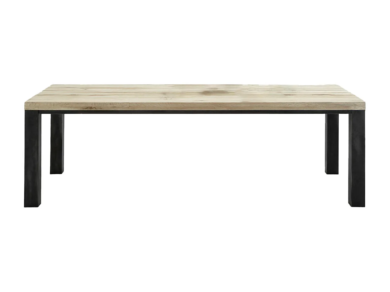 Esstisch - Anthrazit Metall - 180 x 100 cm - NELA