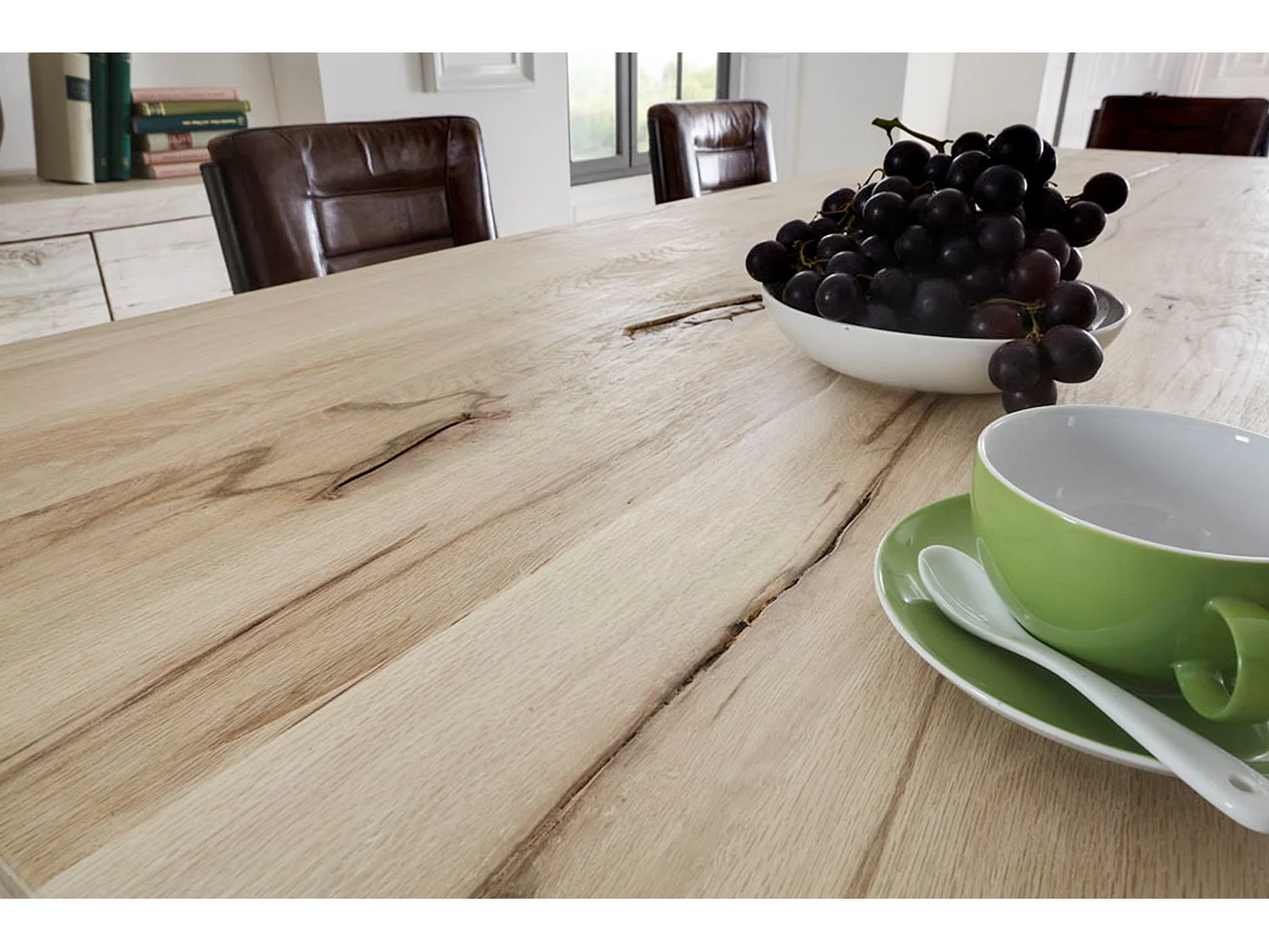 Esstisch - Anthrazit Metall - 180 x 100 cm - NELA