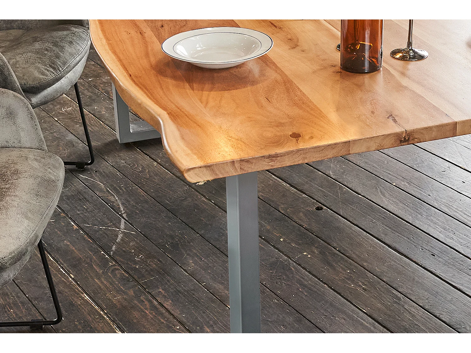 Table - Bois Bois - 220 x 100 cm - LORE