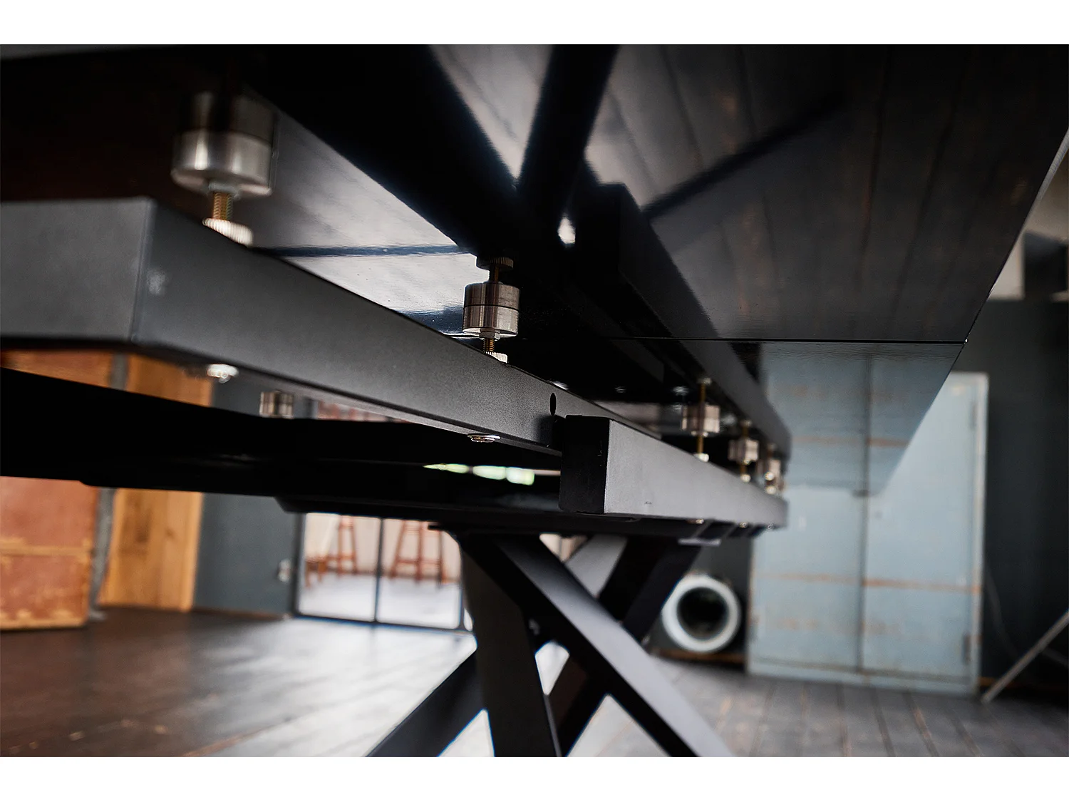 Eettafel - Grijs Glas - 180 x 90 cm - NOLDOR