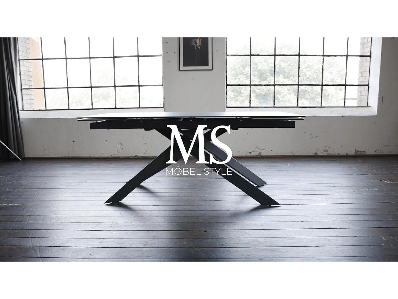 Table - Gris Verre - 180 x 90 cm - NOLDOR