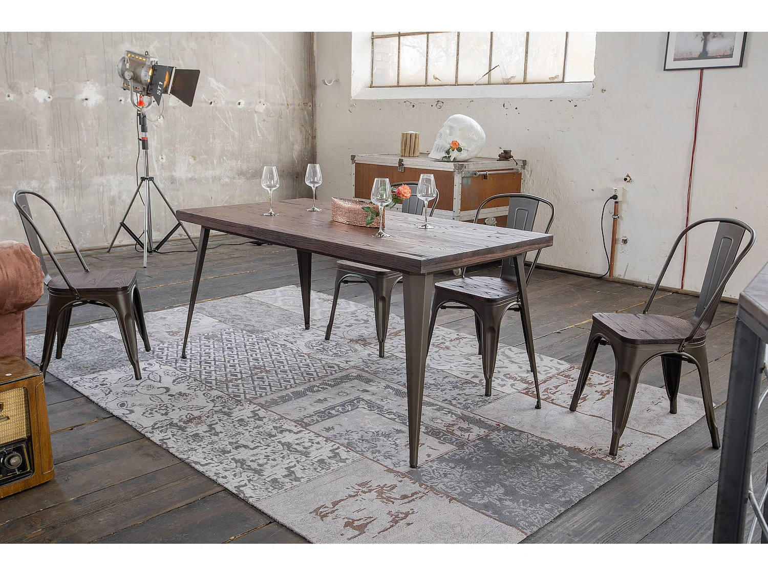 Tavolo - Legno Legno - 120 x 80 cm - KELIO