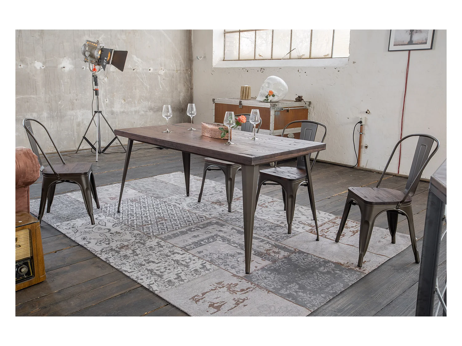 Table - Bois Bois - 200 x 90 cm - KELIO