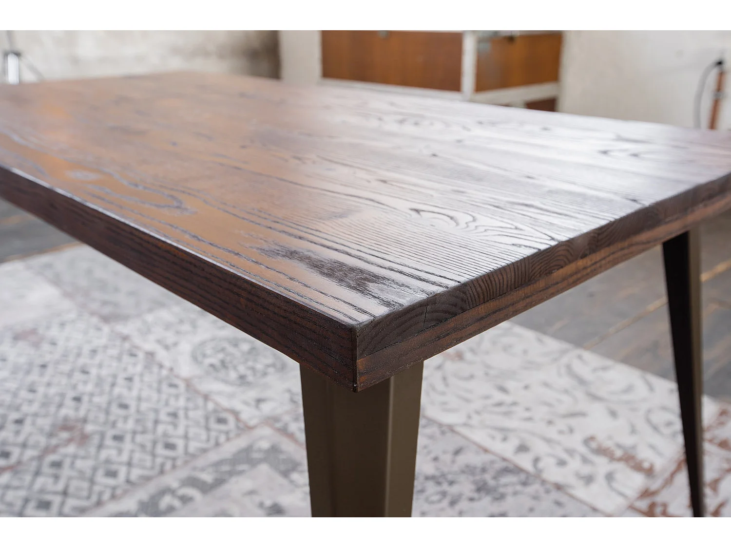 Esszimmertisch - Holz Holz - 200 x 90 cm - KELIO