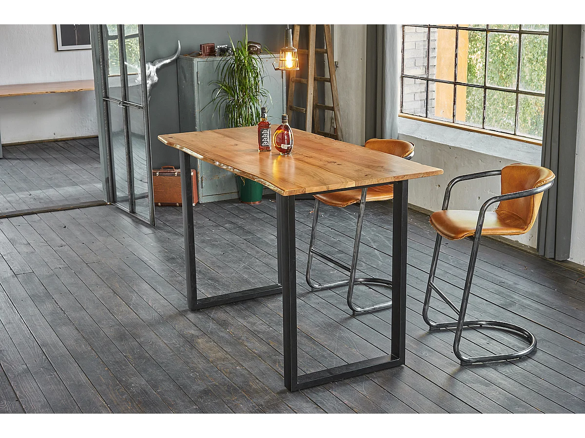 Bartisch - Holz Holz - 180 x 90 cm - LORA