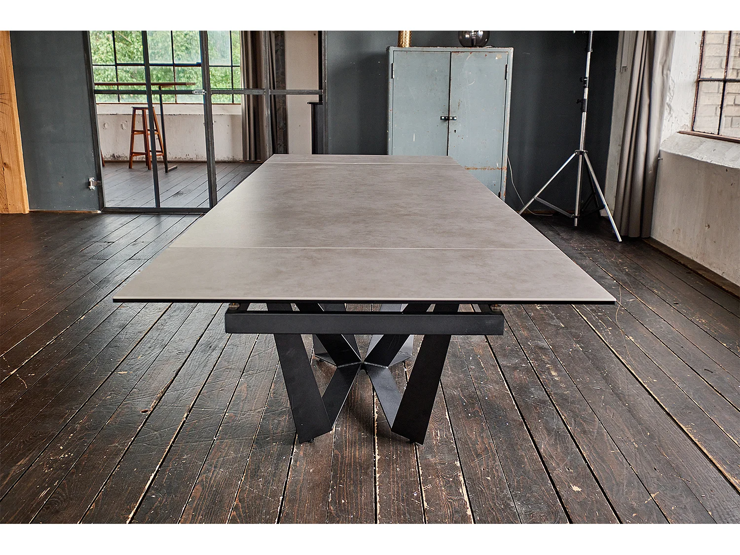 Esstisch - Grau Glas - 180 x 90 cm - ISTAR