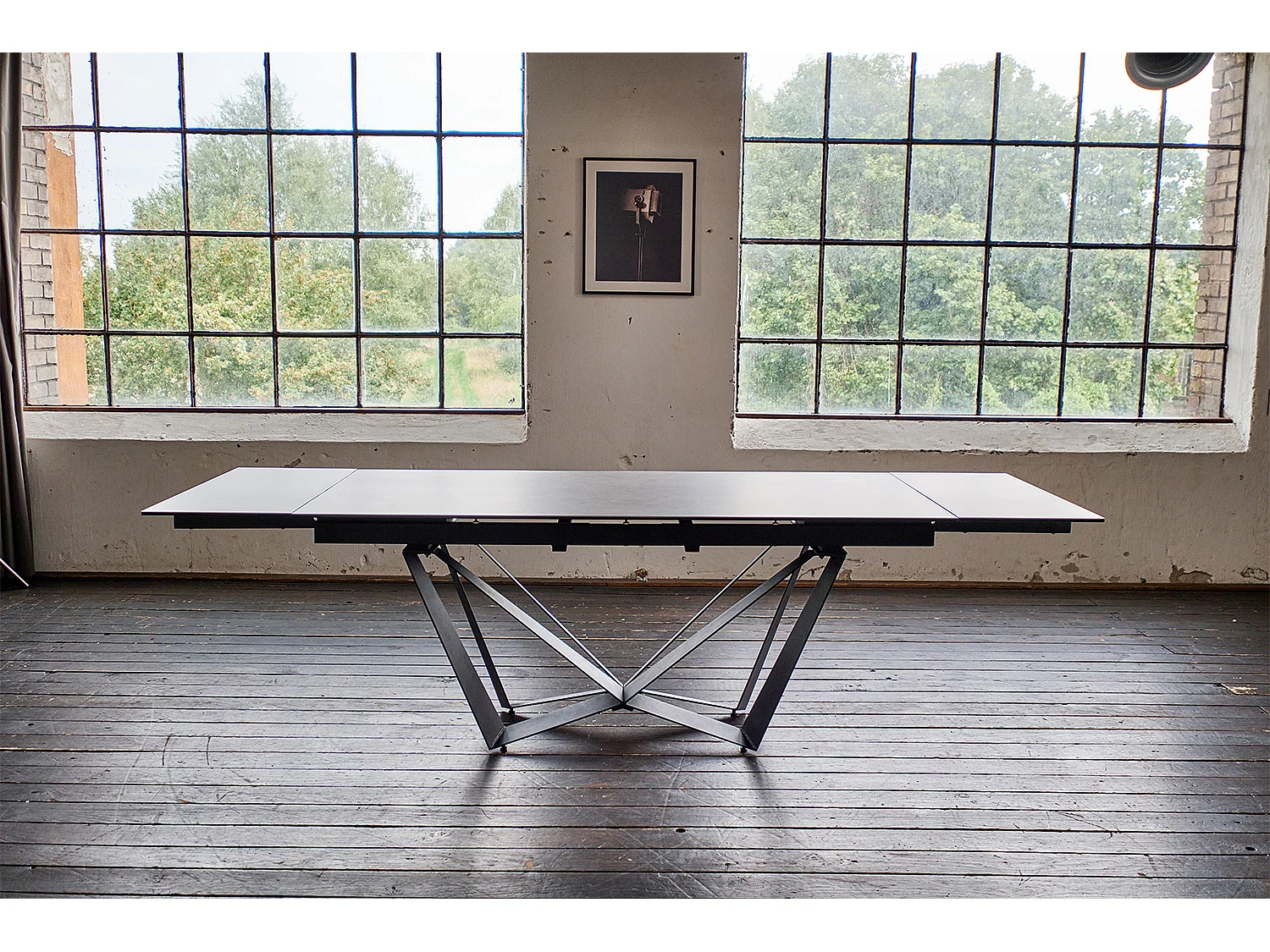 Esstisch - Grau Glas - 180 x 90 cm - ISTAR