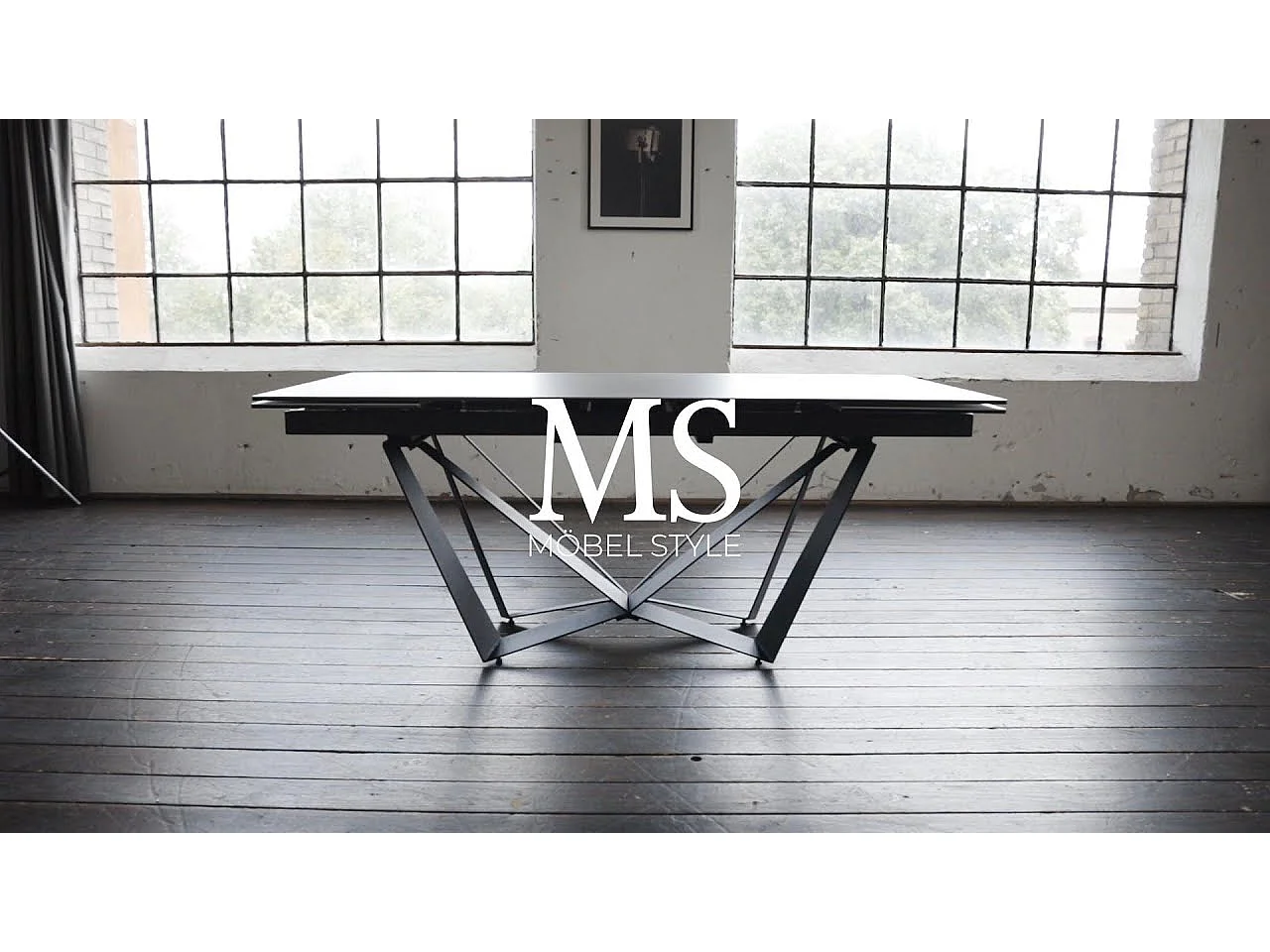 Table - Gris Verre - 180 x 90 cm - ISTAR