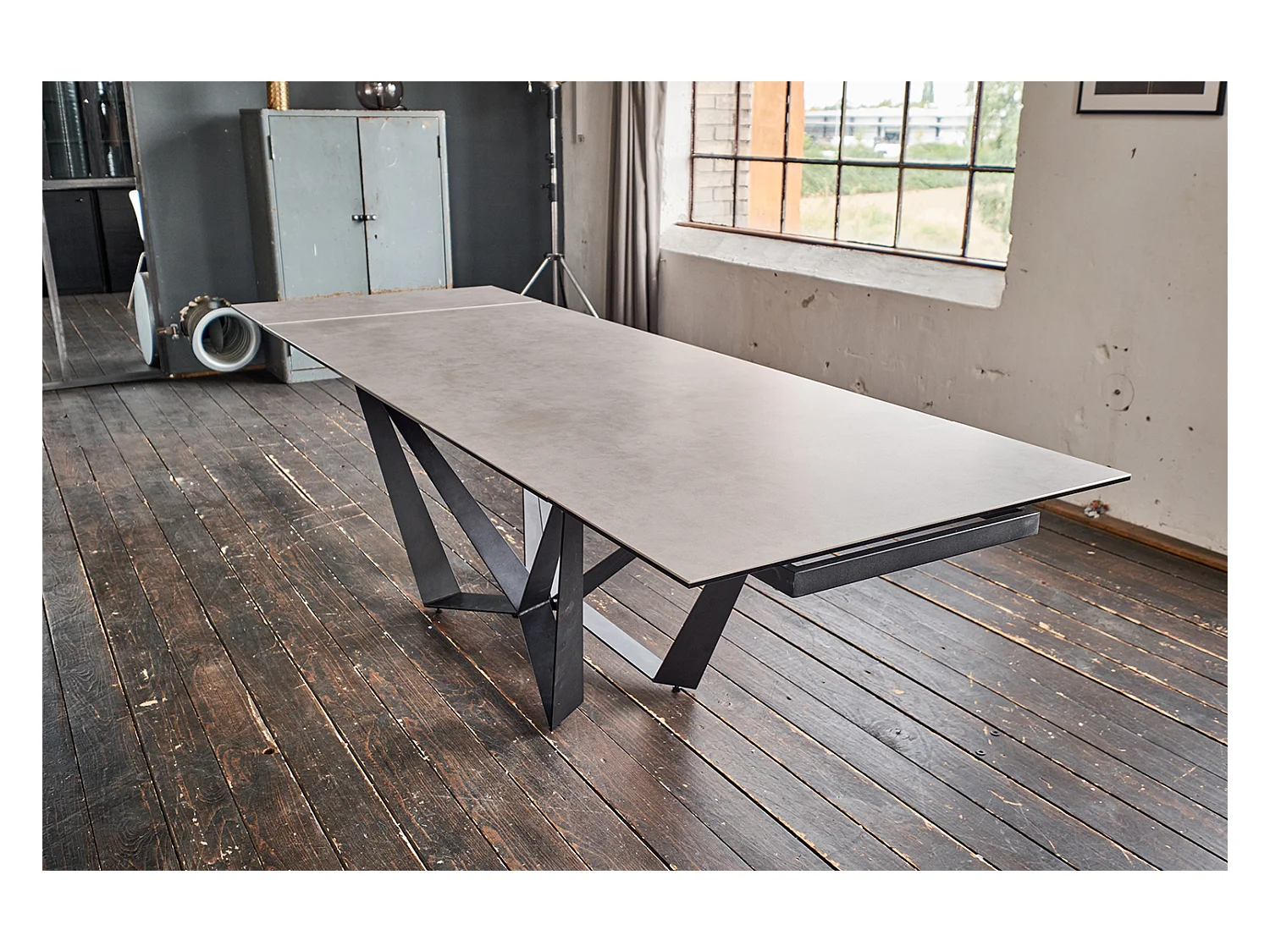 Table - Gris Verre - 180 x 90 cm - ISTAR