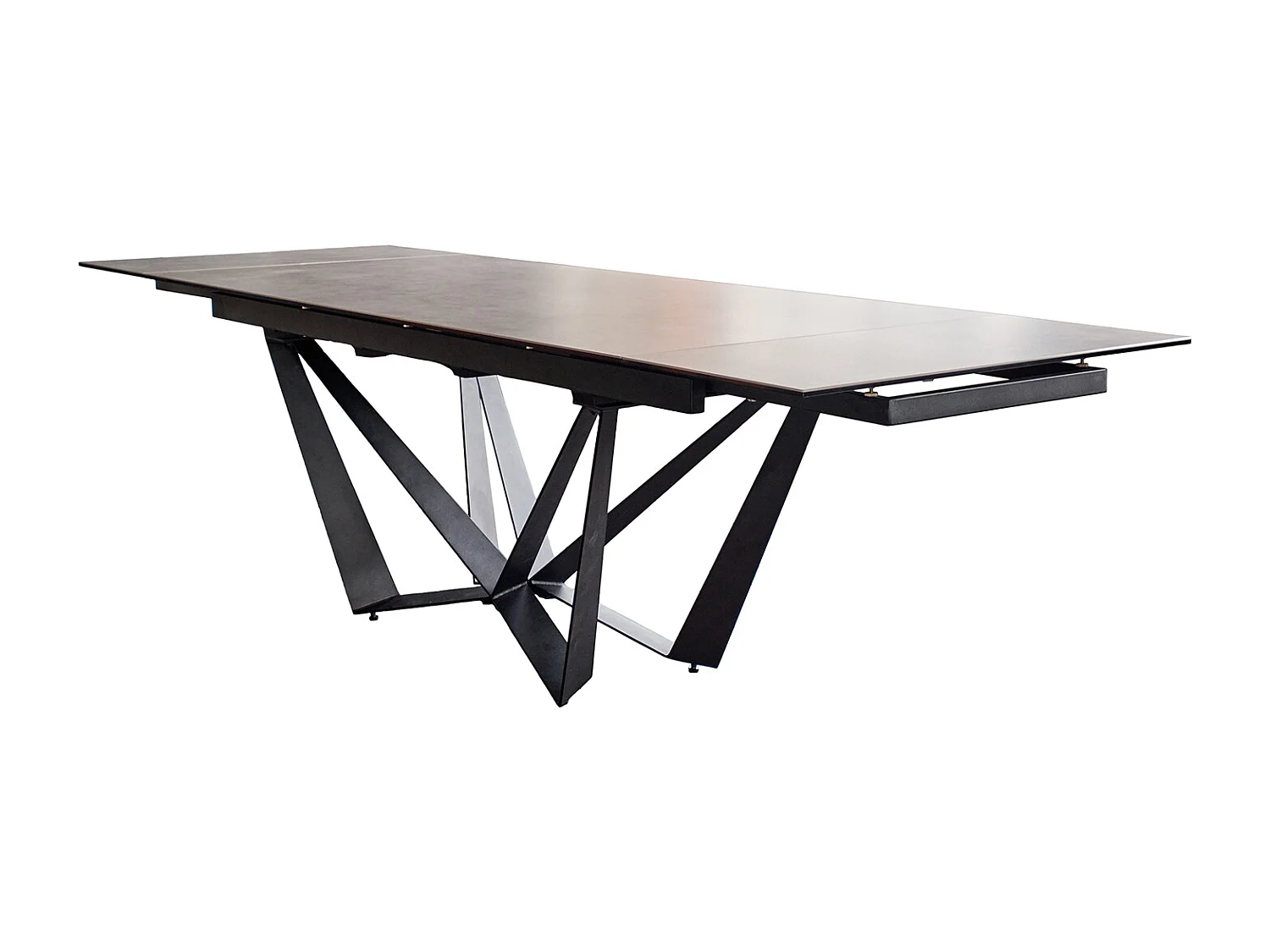 Eettafel - Grijs Glas - 180 x 90 cm - ISTAR