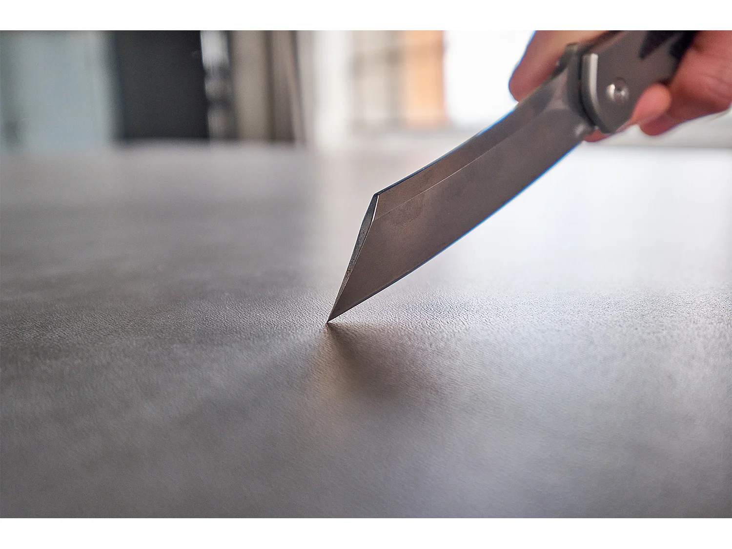 Eettafel - Grijs Glas - 180 x 90 cm - ISTAR