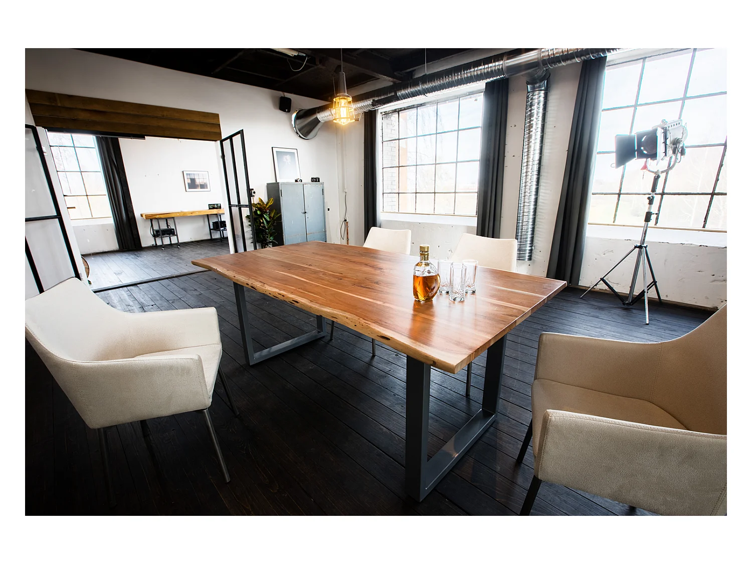Esstisch - Holz Holz - 200 x 100 cm - LORE