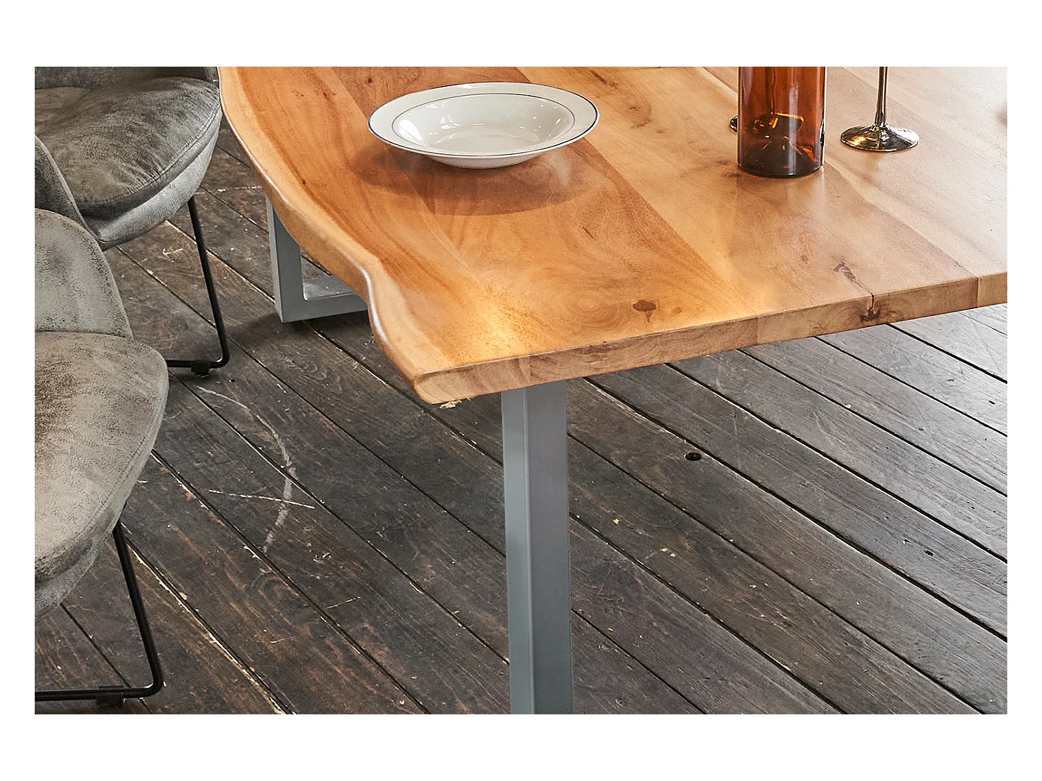 Esstisch - Holz Holz - 200 x 100 cm - LORE