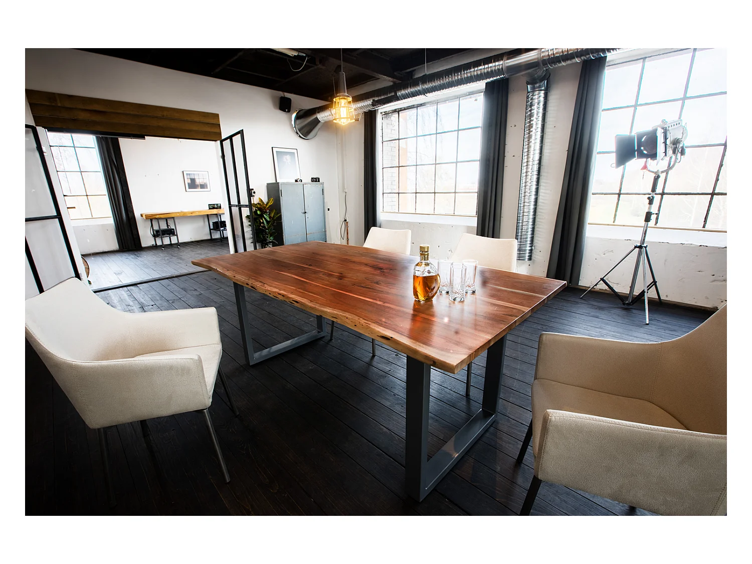Esstisch - Holz Holz - 200 x 100 cm - LORE