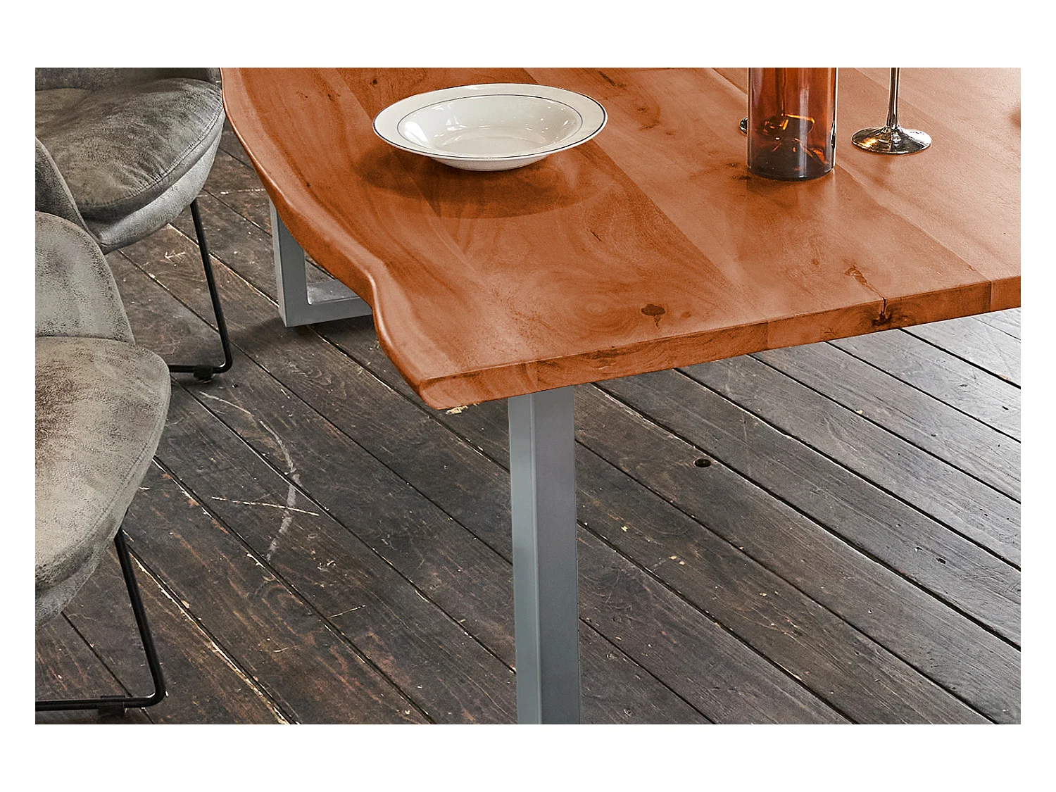 Esstisch - Holz Holz - 200 x 100 cm - LORE