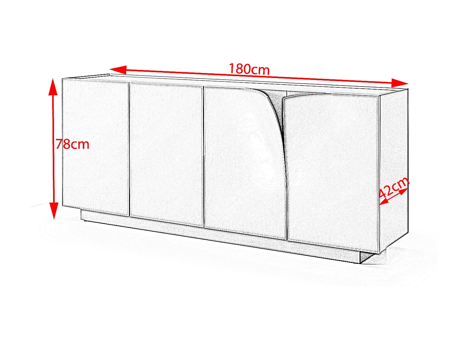 Buffet - Gris Bois - EMMA