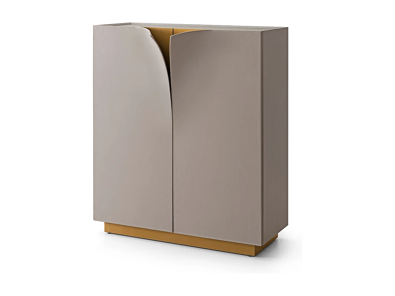 Highboard - Grau Holz - EMMA