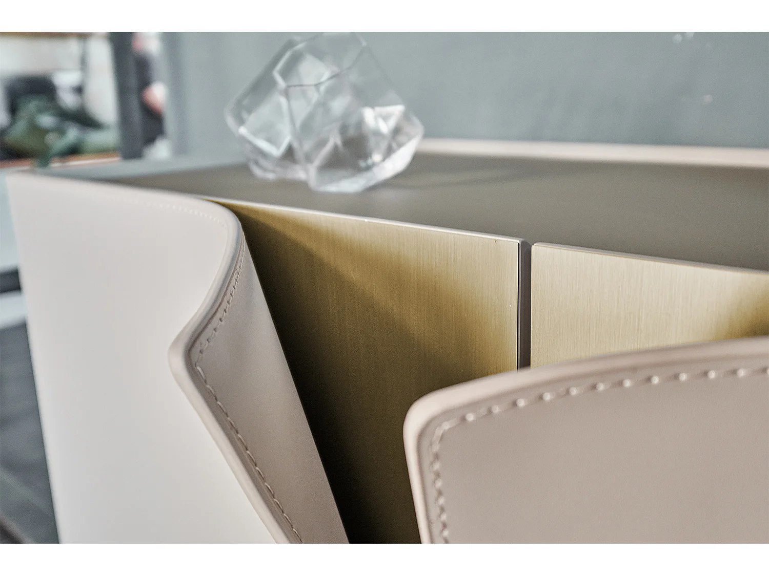 Highboard - Grau Holz - EMMA
