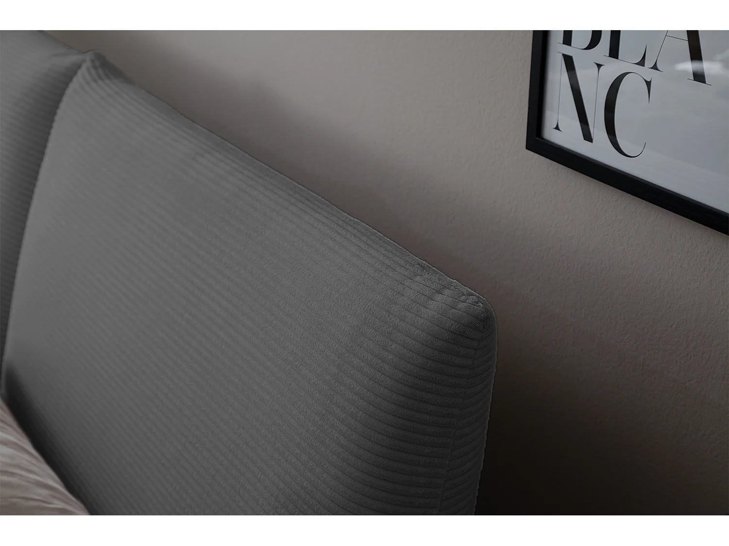 Letto - Grigio velluto a coste - HENRY