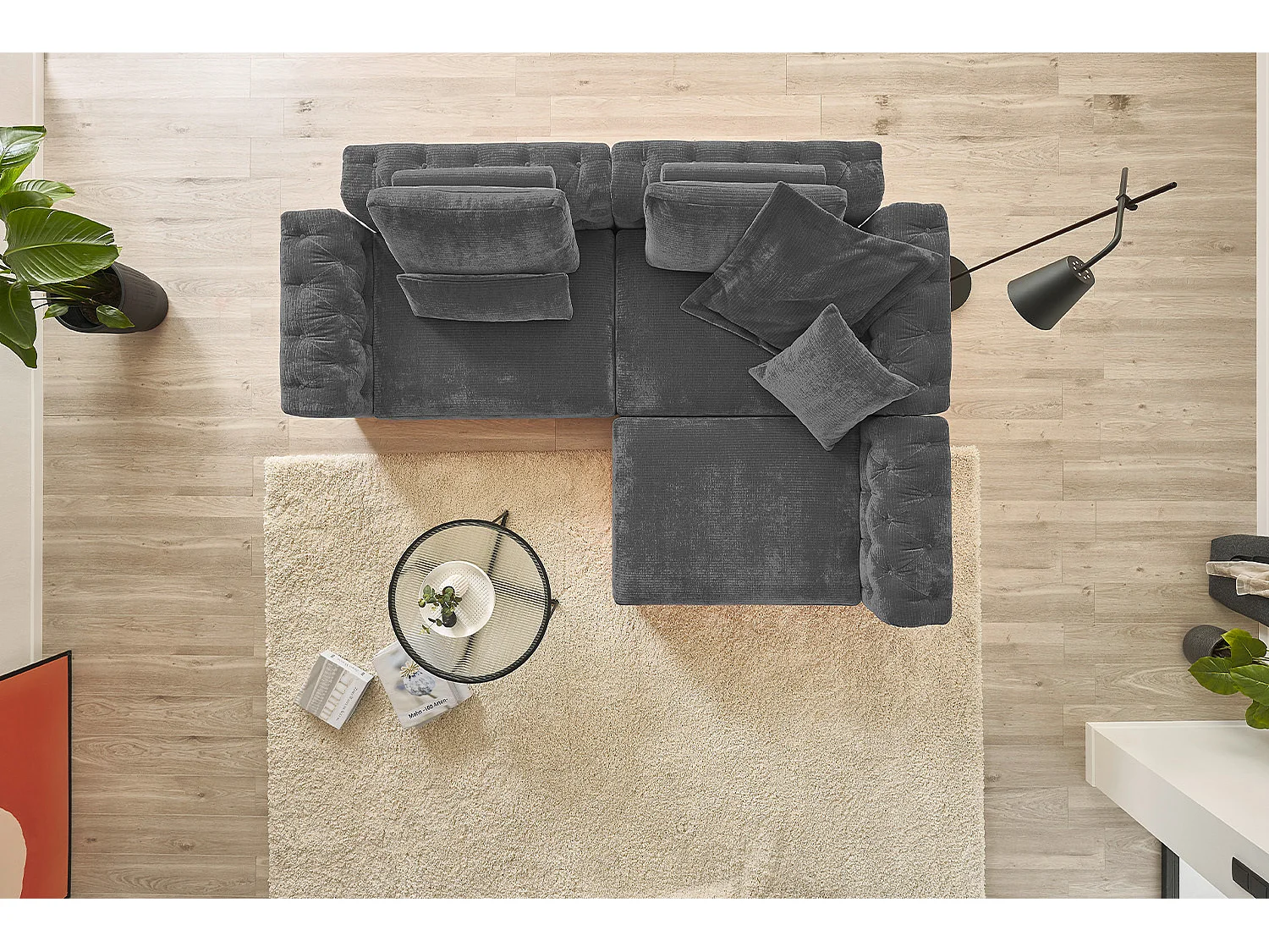 Sofá - antracita Pana - SEPHI