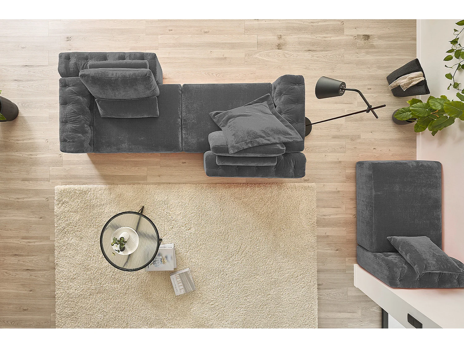 Sofá - antracita Pana - SEPHI