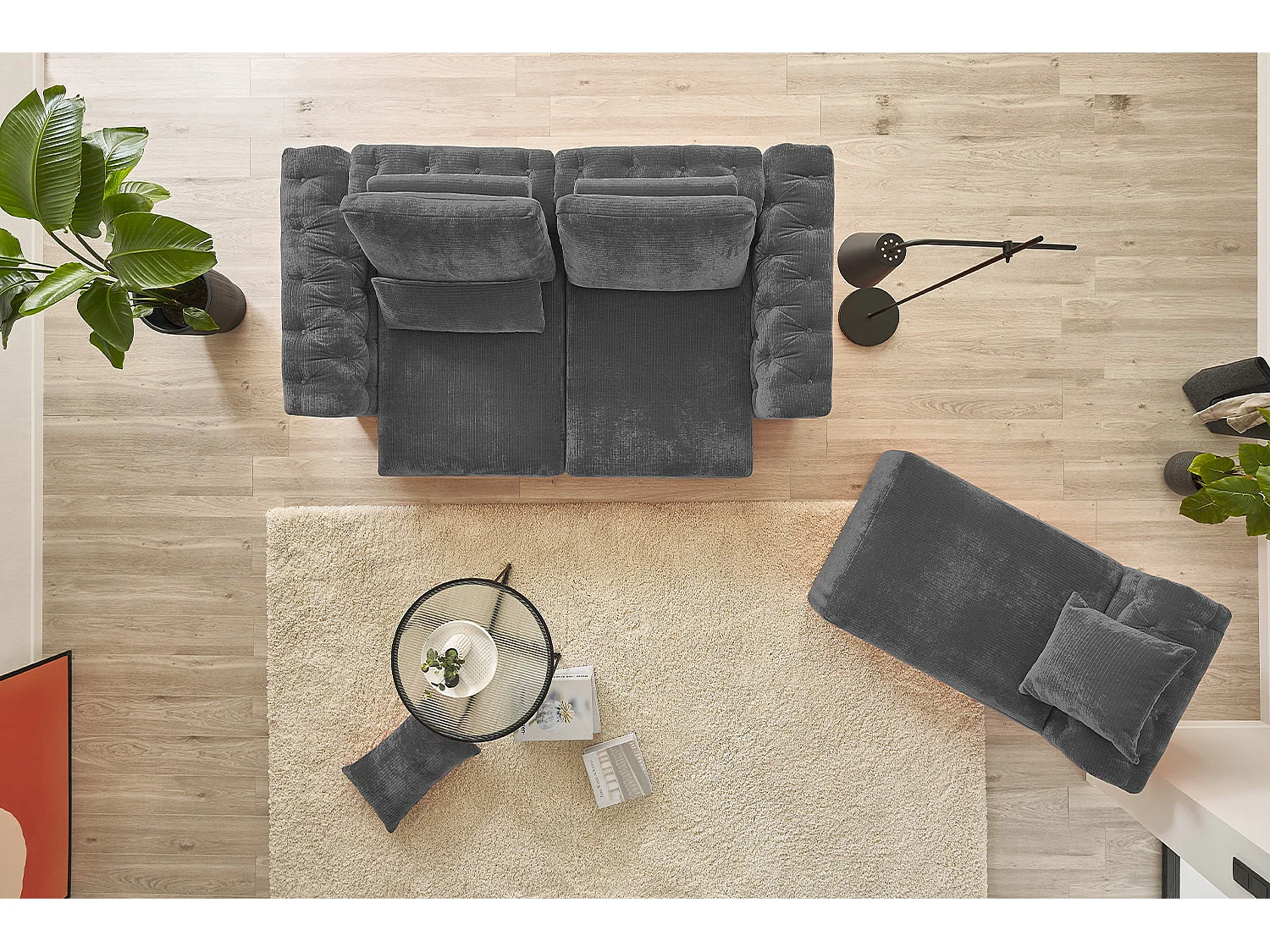 Sofá - antracita Pana - SEPHI