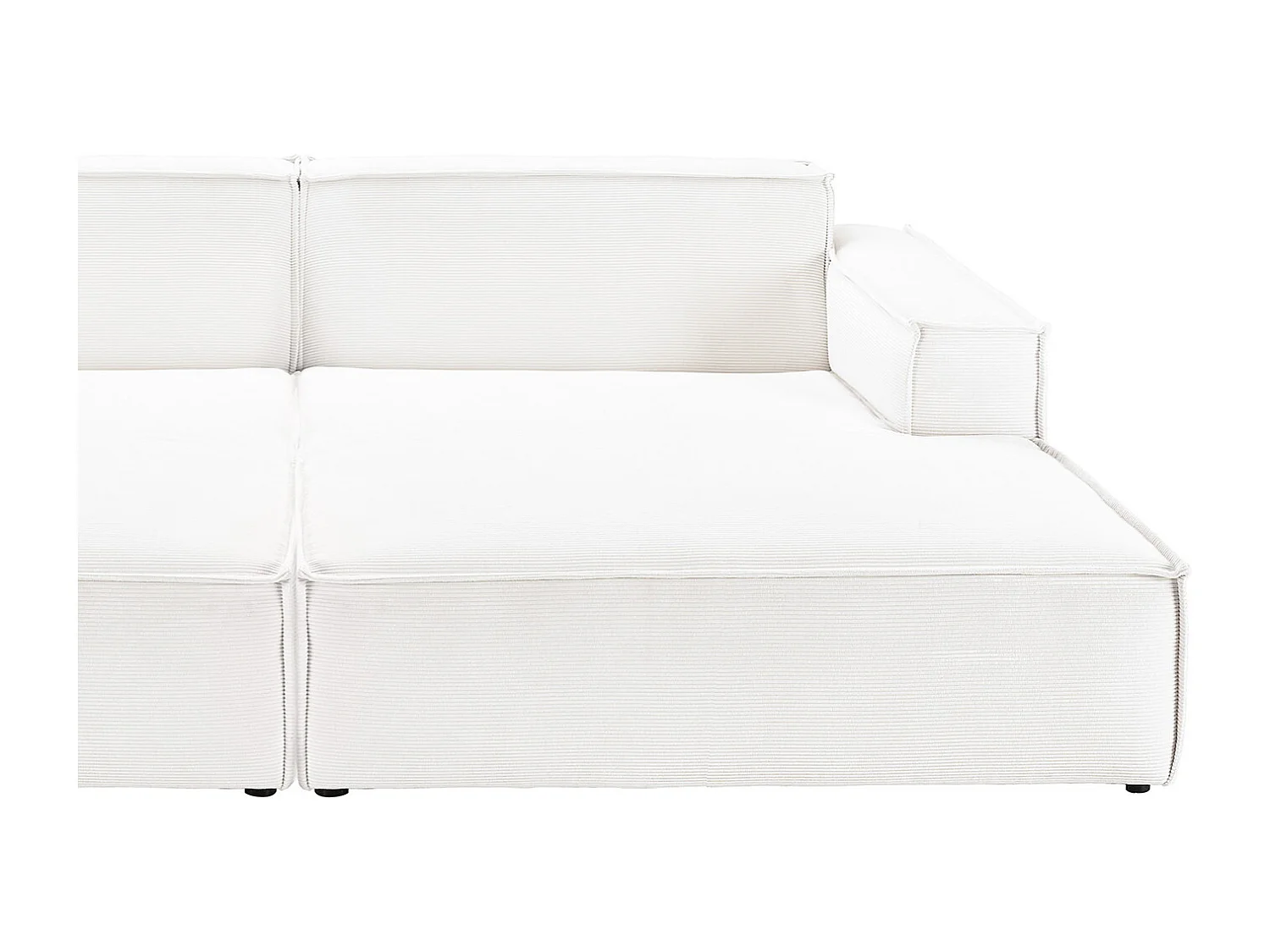 Canapé - blanc Velours côtelé - SAMU