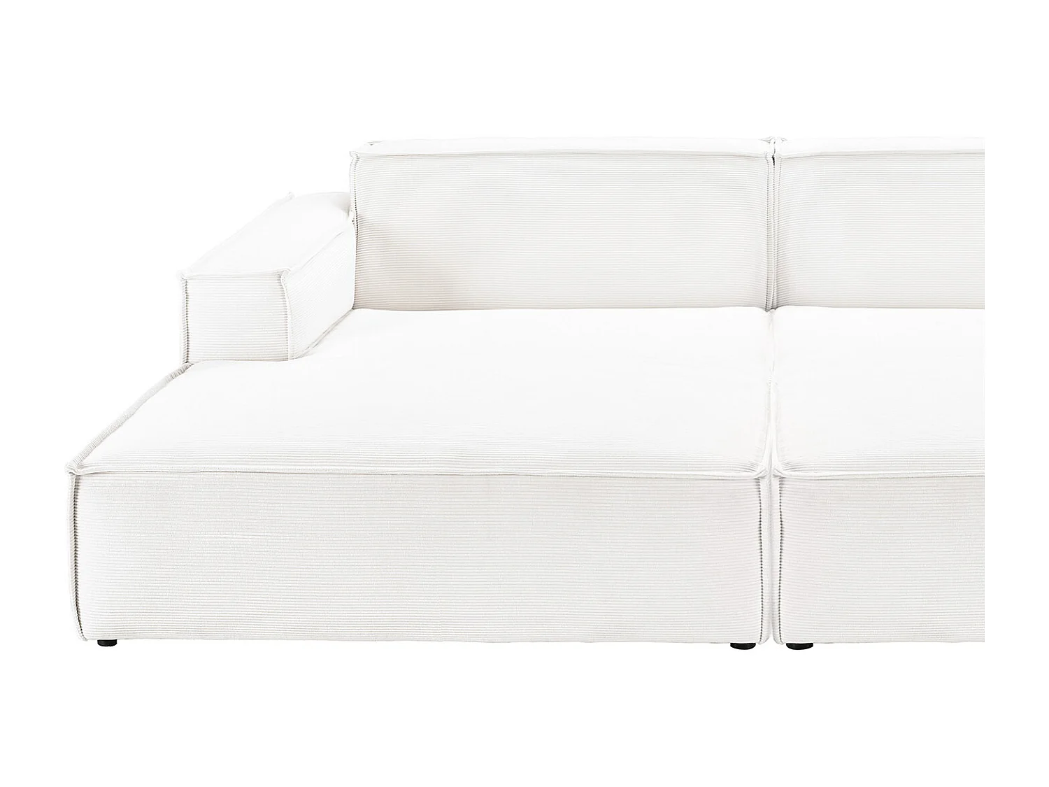Bigsofa - Weiß Cord - SAMU