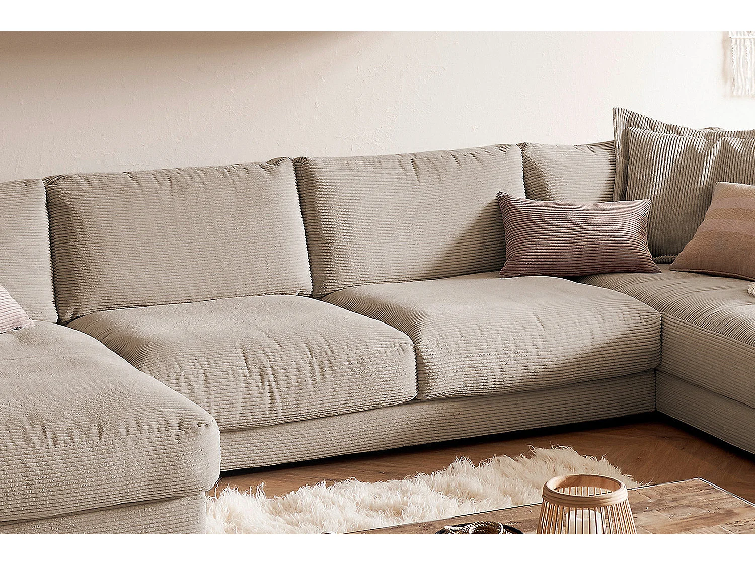 Levend - Taupe Koord - MADELINE