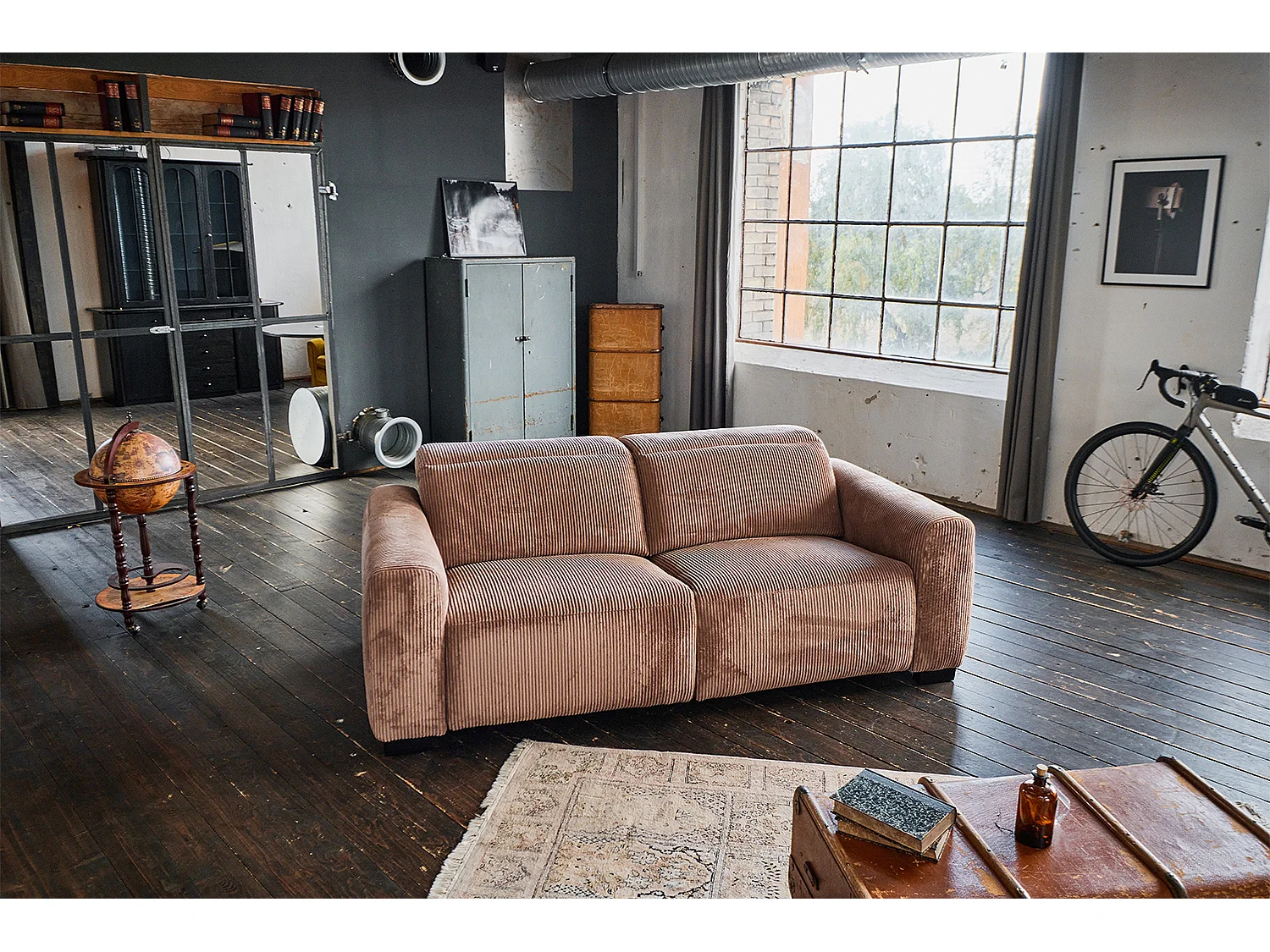 Sofá - marrón Pana - FINN