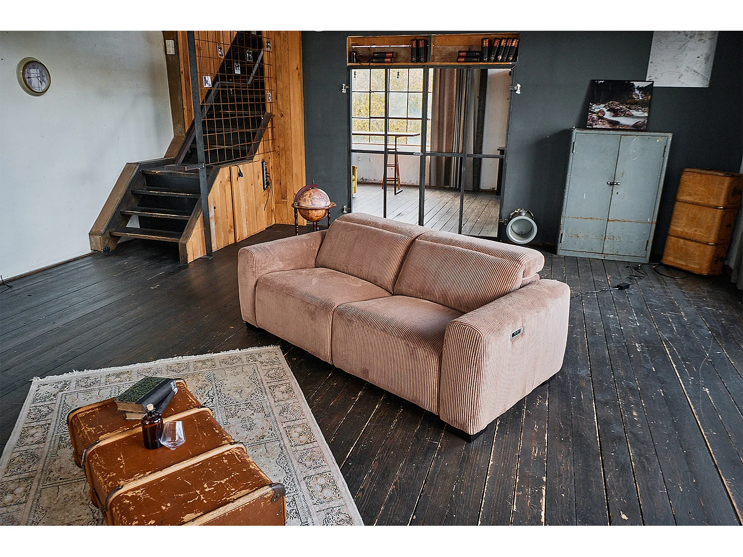 Sofá - marrón Pana - FINN