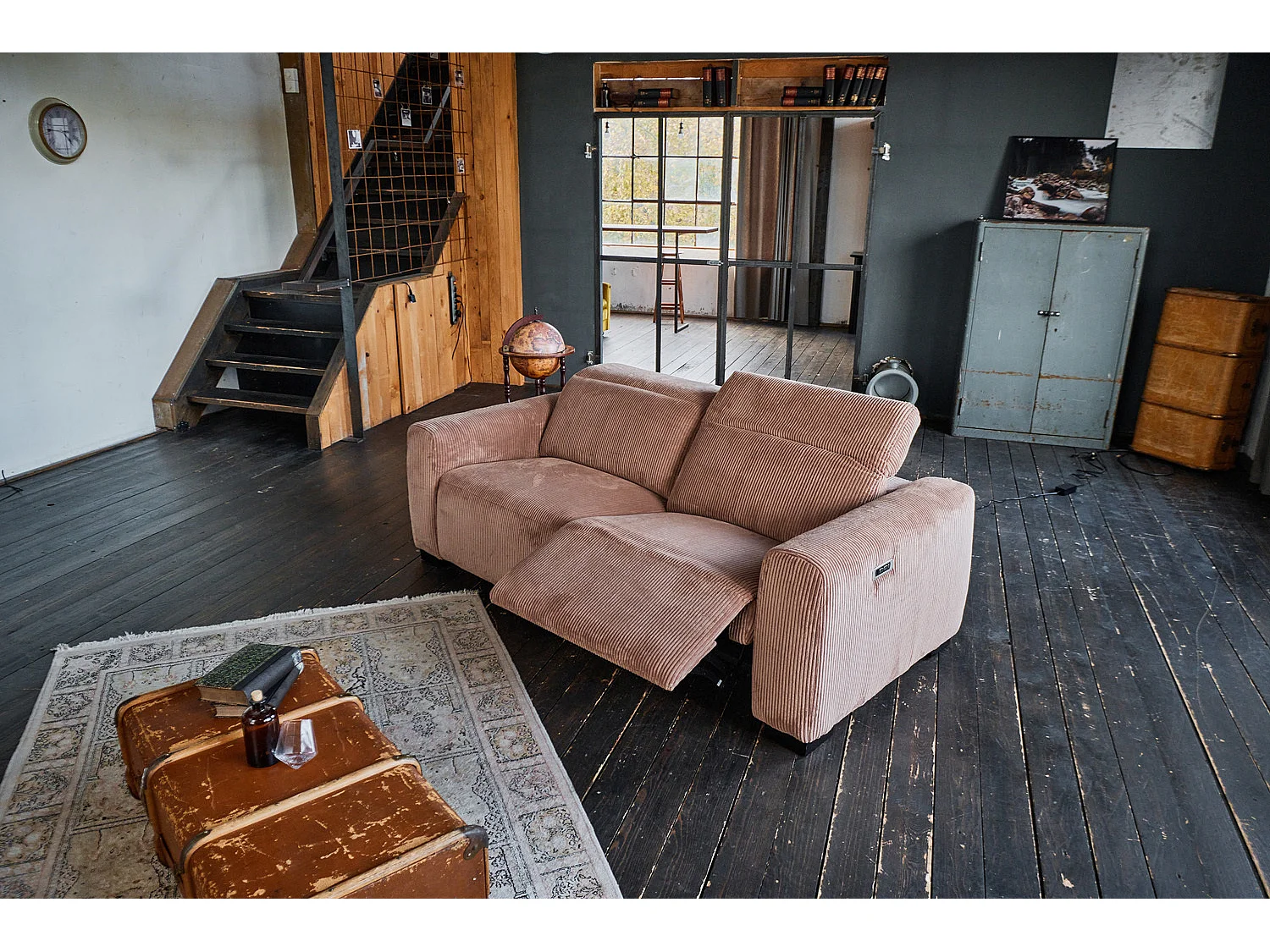 Sofá - marrón Pana - FINN