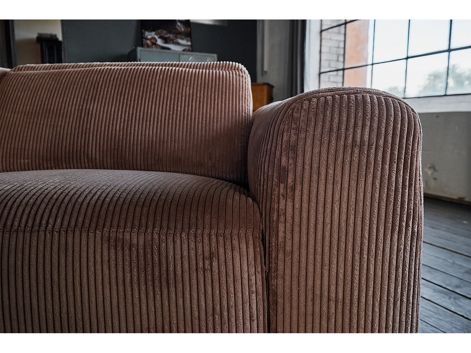 Sofá - marrón Pana - FINN