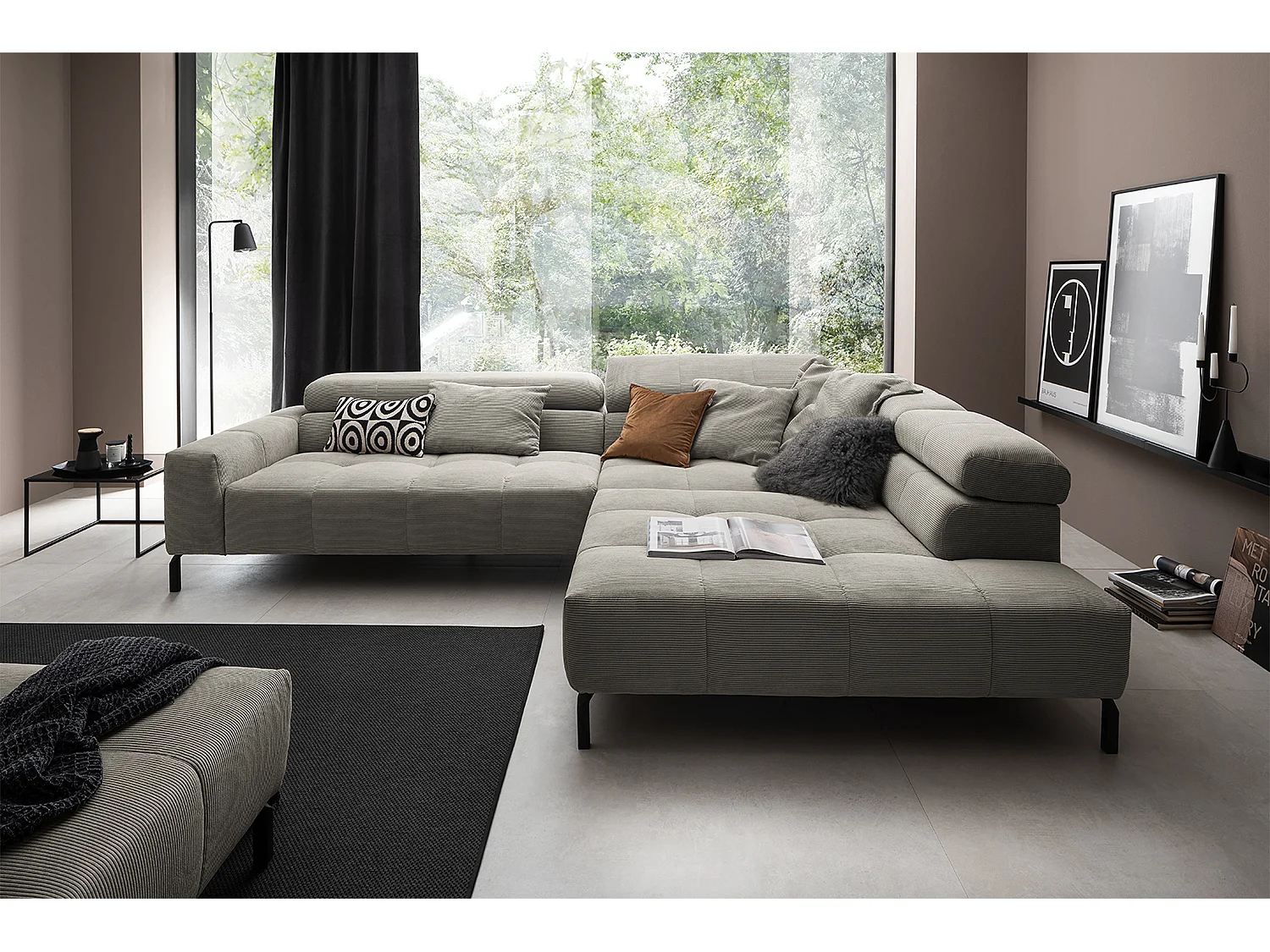 Sofá - Gris Pana - OHIO