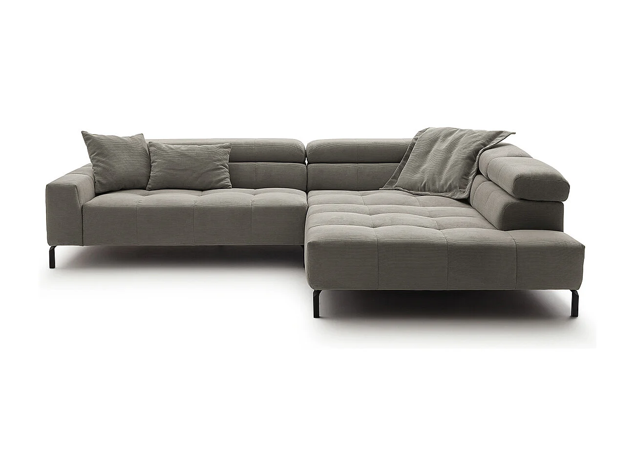 Canapé - Gris Velours côtelé - OHIO