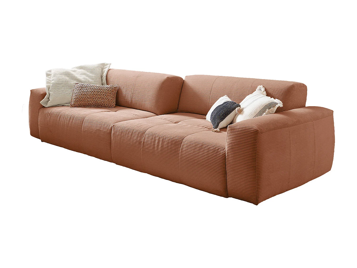 Sofa - Rotbraun Cord - PALACE