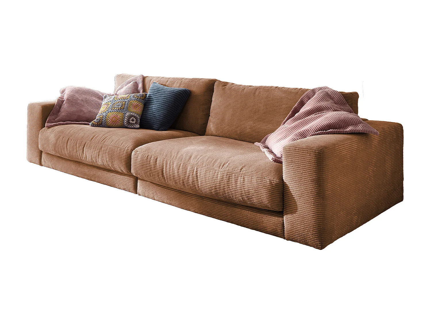 Sofa - Braun Cord - MADELINE