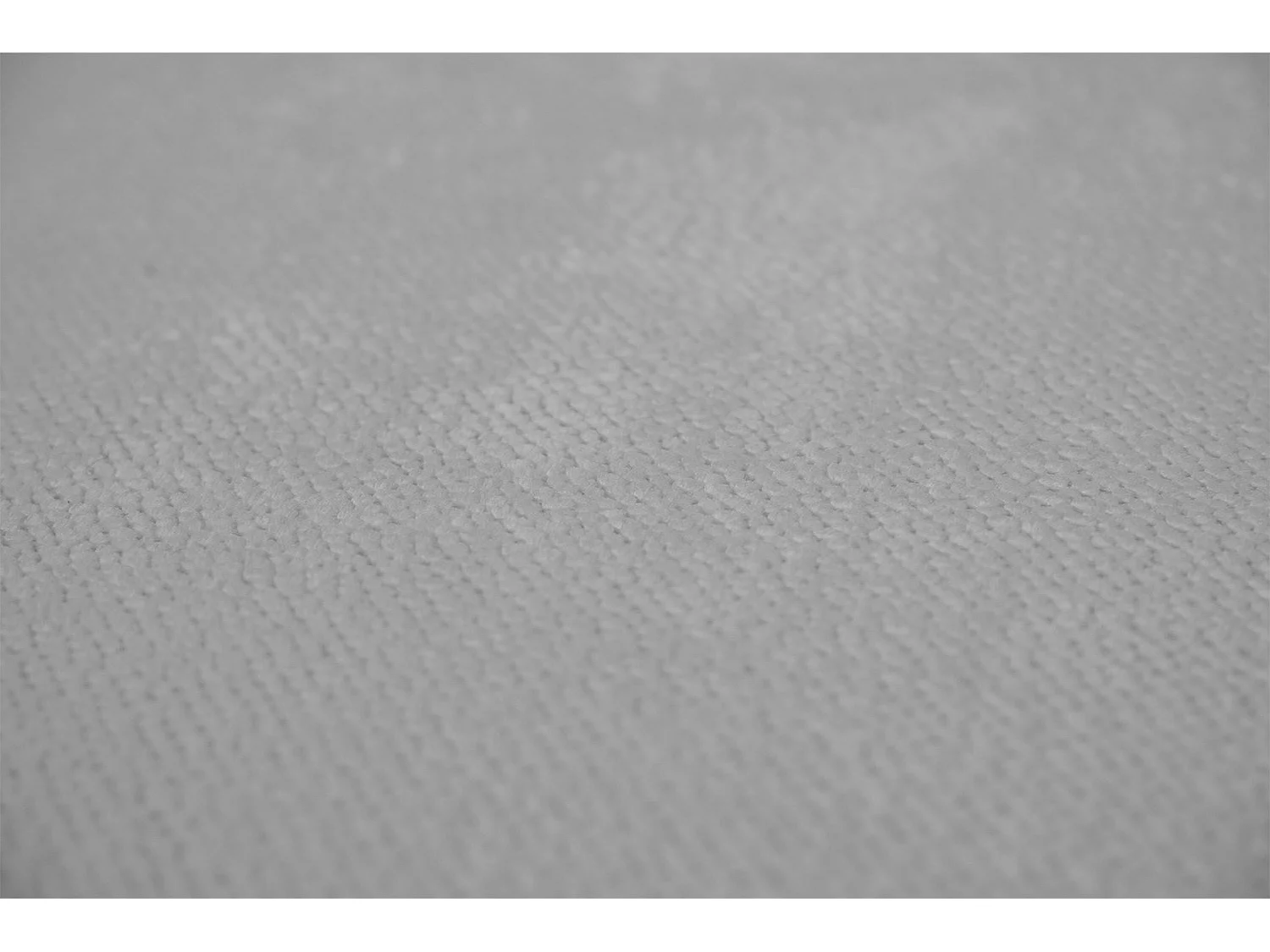 Ecksofa - Silber Webstoff - VALAR