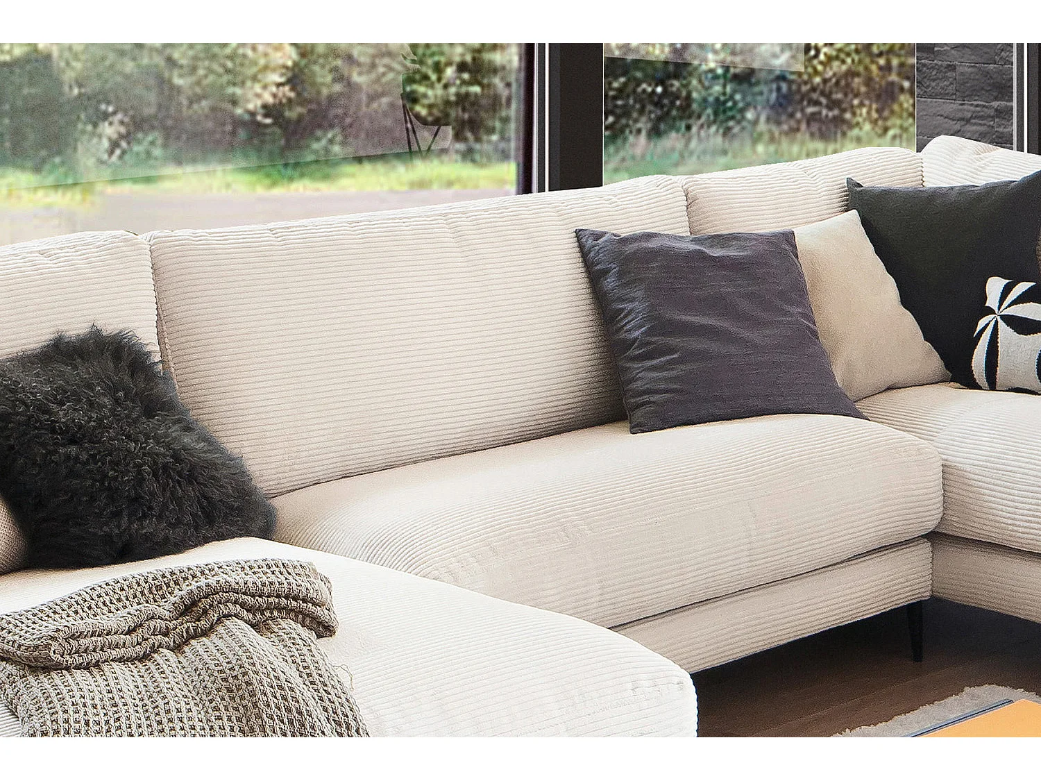 Sofá - blanco crema Pana - CARA