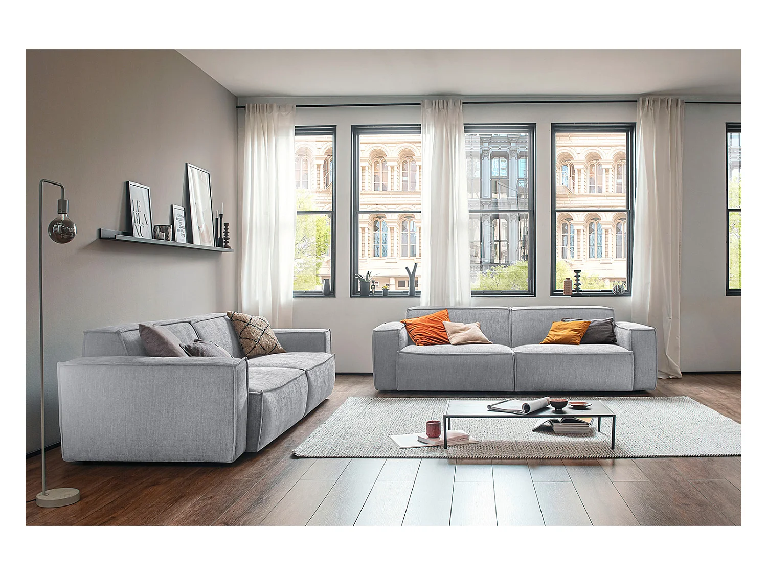 Set - gris clair tissu tissé - SAMU
