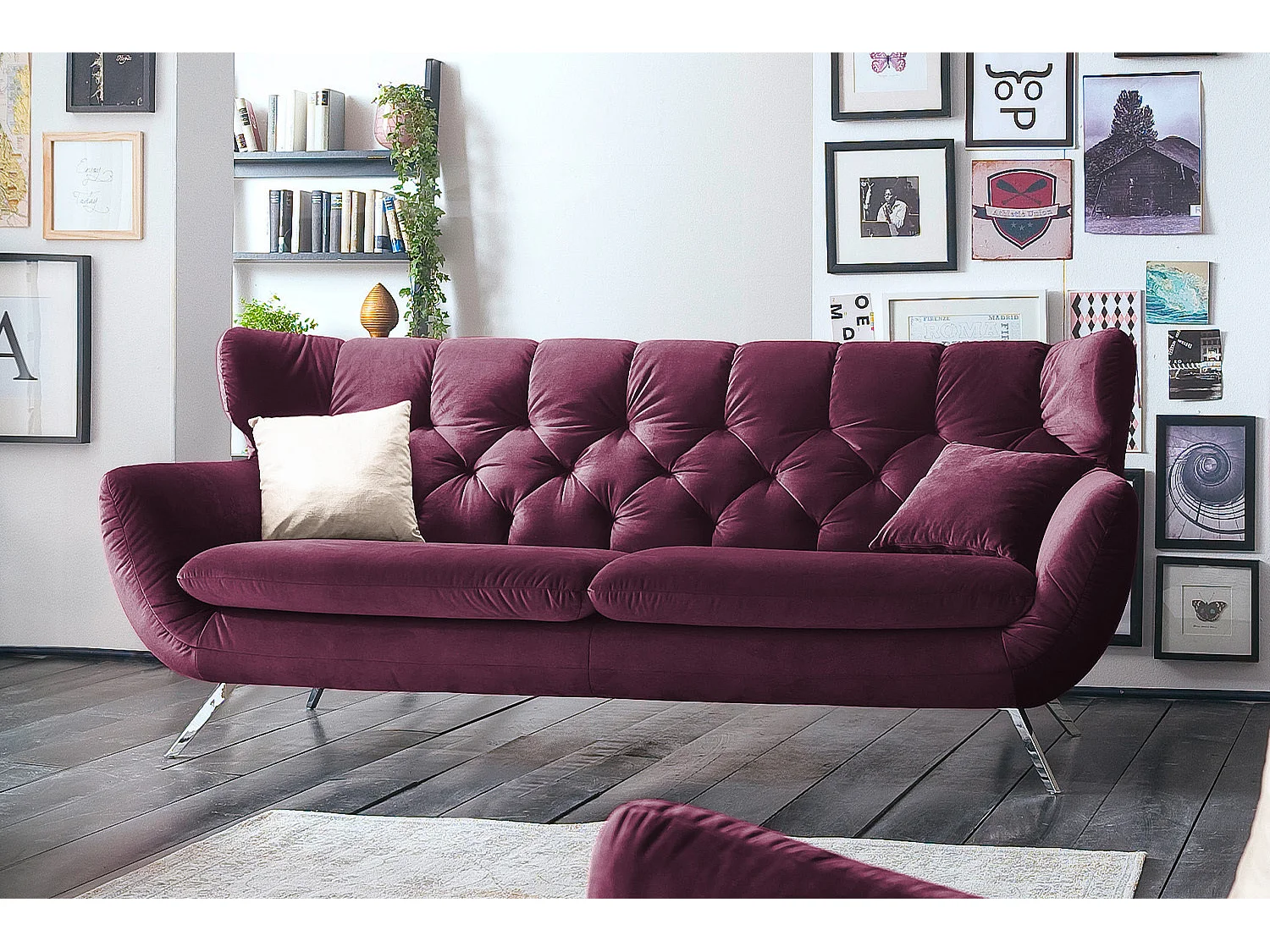 Sofa - Violett Velvet - JACK