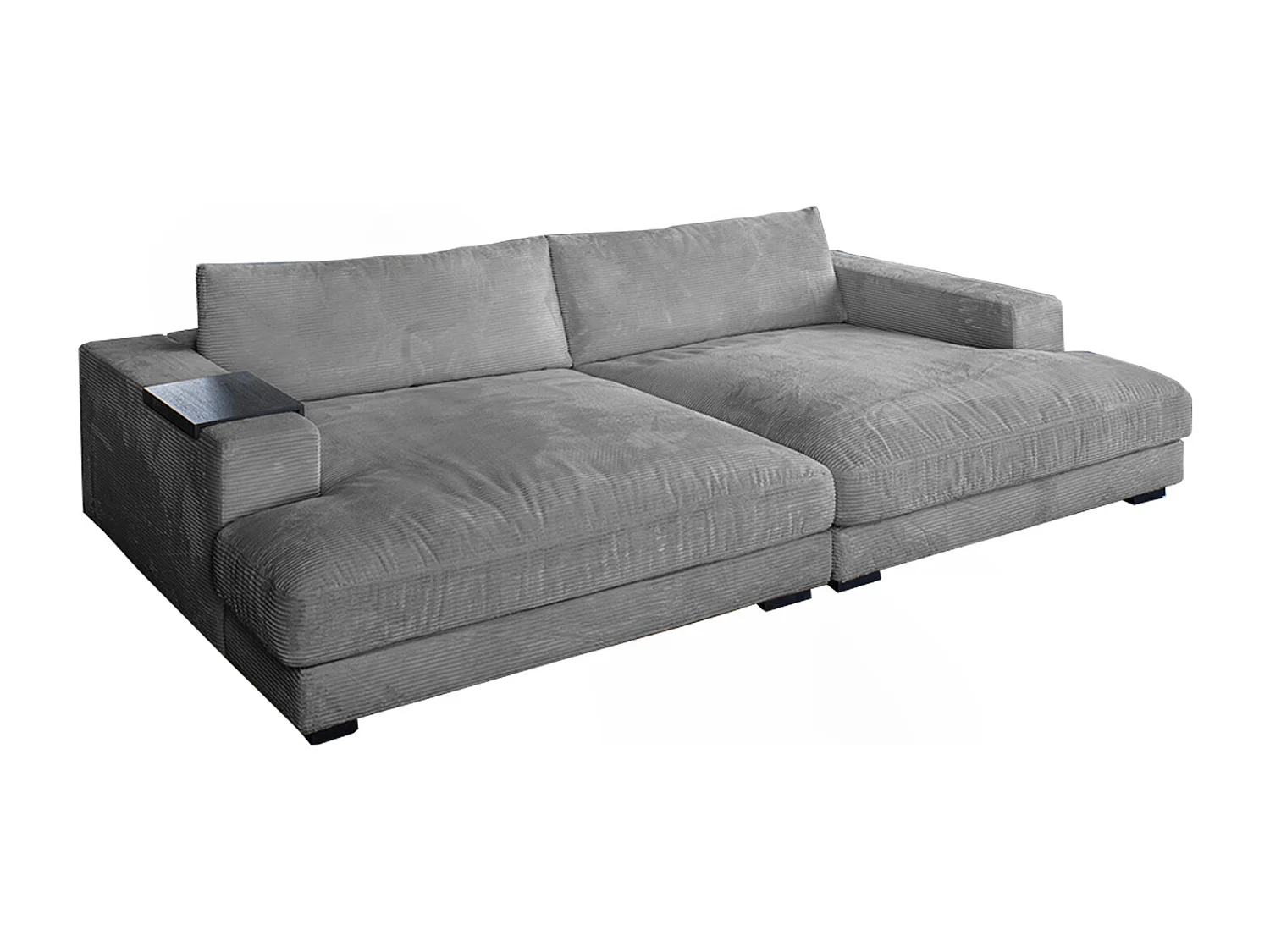 Bigsofa - Grau Cord - MADELINE