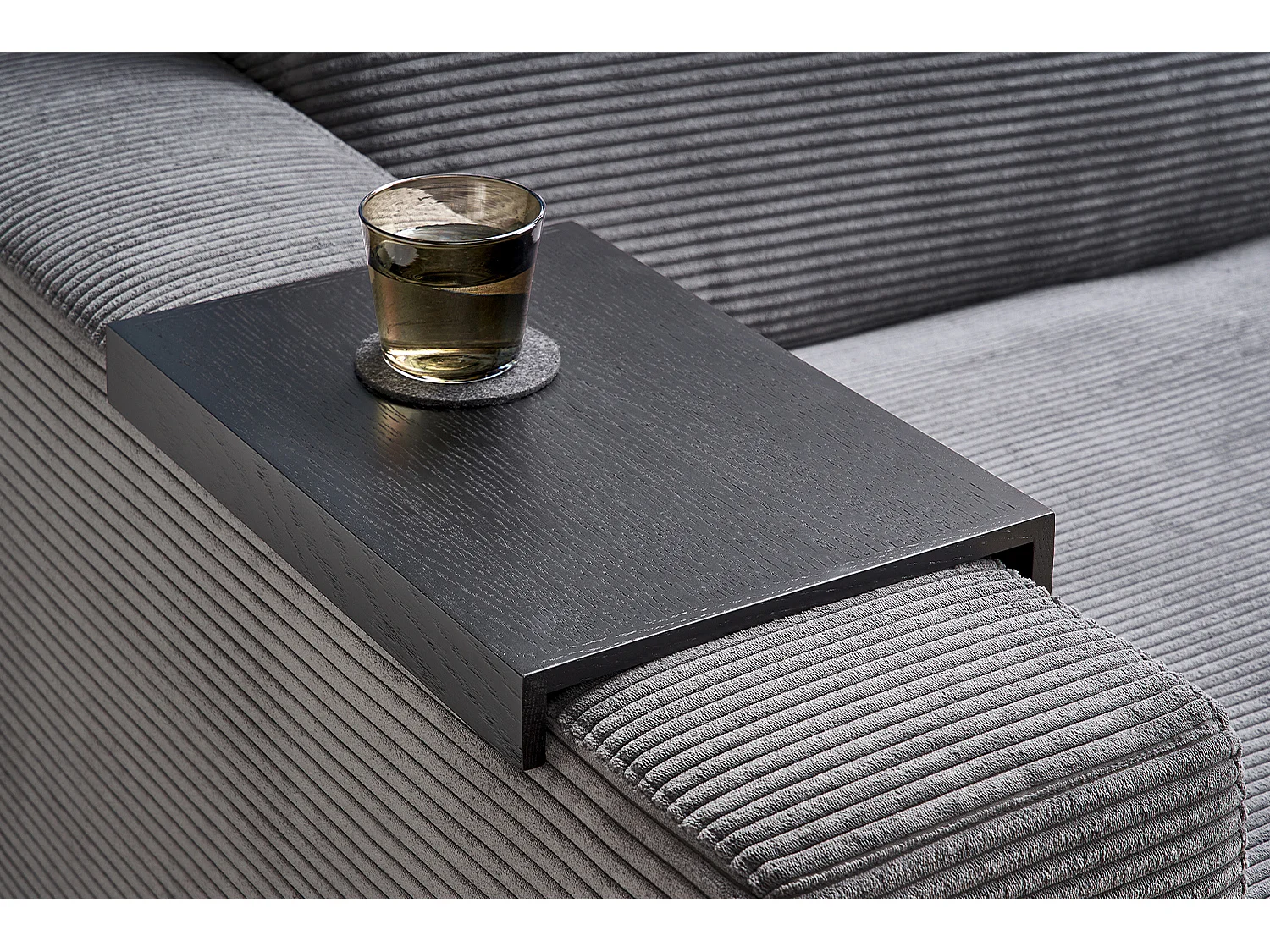 Bigsofa - Grau Cord - MADELINE