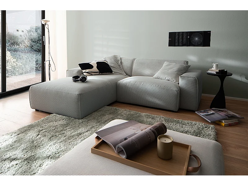 Divano - Grigio Velluto a coste - RANI