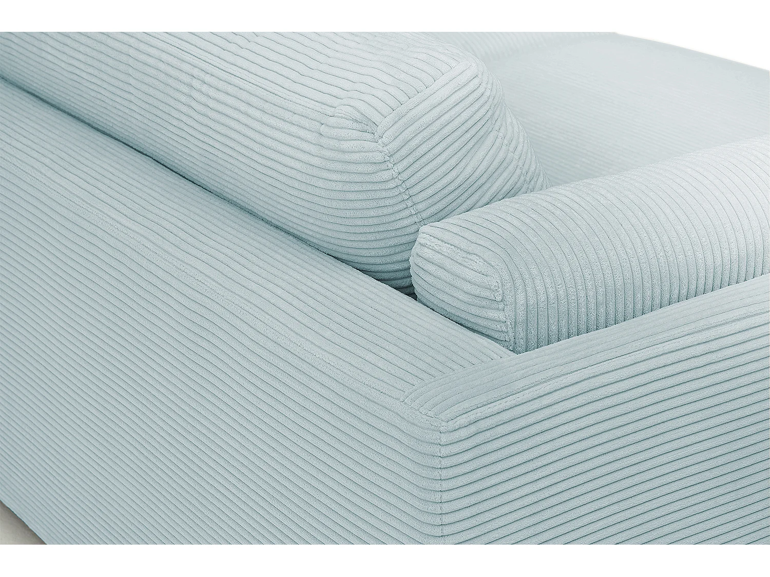 Bigsofa - Hellblau Cord - RAINA